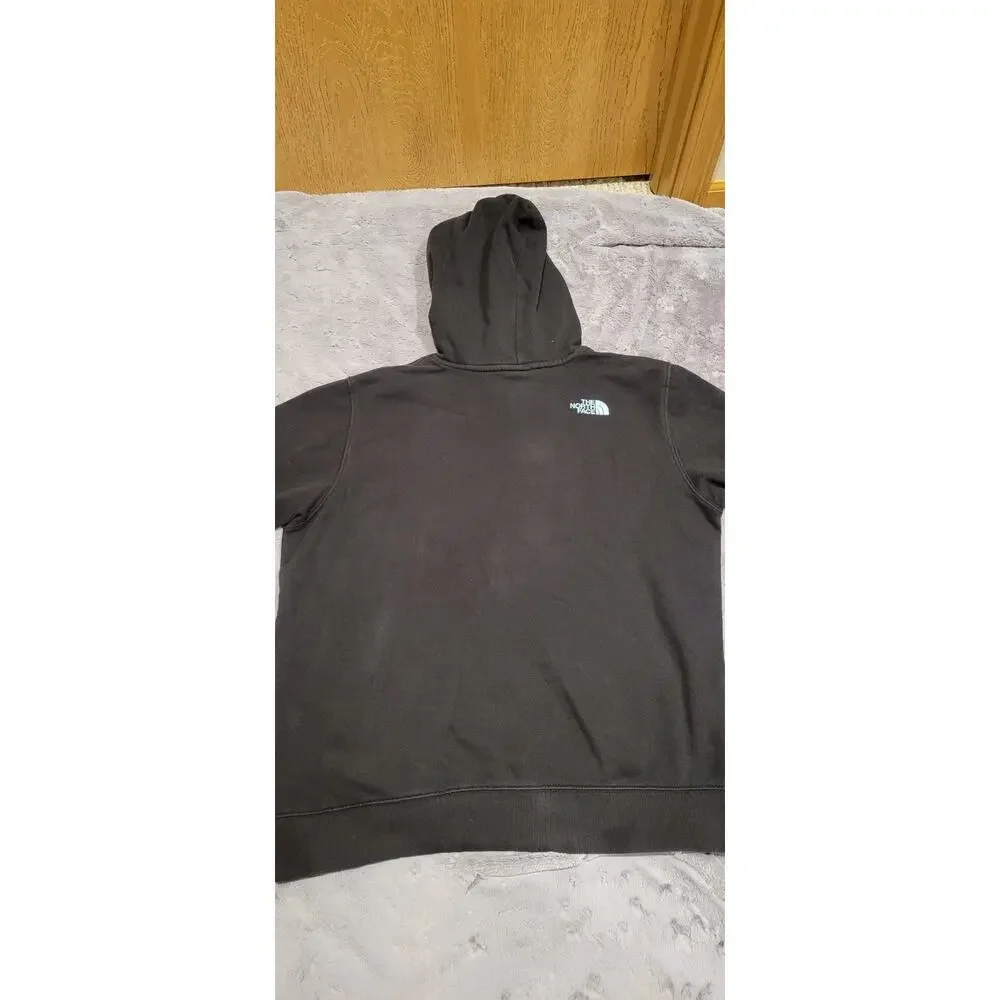 The North Face Exploration For All Hoodie Mens Large Black Graphic Print Logo